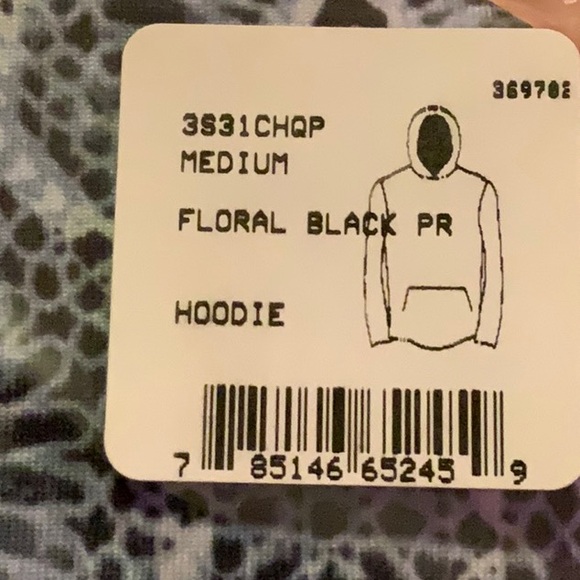 Polarmax 3.0 SUPER MIDWEIGHT HOODIE BASELAYER - Blk floral - Picture 12 of 12